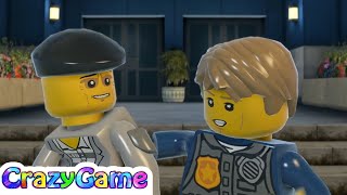 #Lego City Undercover 100% Guide #1 The Rooftops (Red Brick, Police Shield, etc) screenshot 4