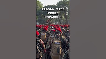 Gagah Mantap 🔥 Tabola Bale Versi Kopassus TNI Angkatan Darat #tentara #kopassus #tni #tniad