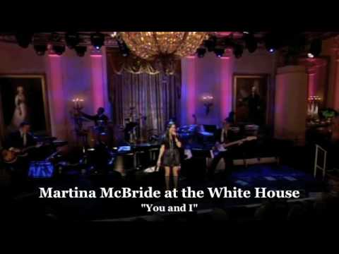 Martina McBride at the White House honoring Stevie...