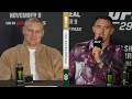 UFC 295: Пресс-конференция