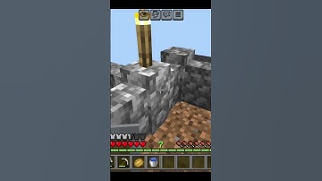 👆 I Made XP Farm In Minecraft One Block 😱 #minecraft