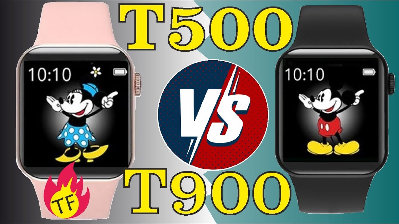 Smartwatch T500 VS T900 Cual es el mejor clon de Apple Watch #t500 #t900 # SmartWatch - YouTube