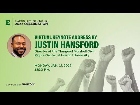 2022 EMU MLK Virtual Keynote Address by Justin Hansford