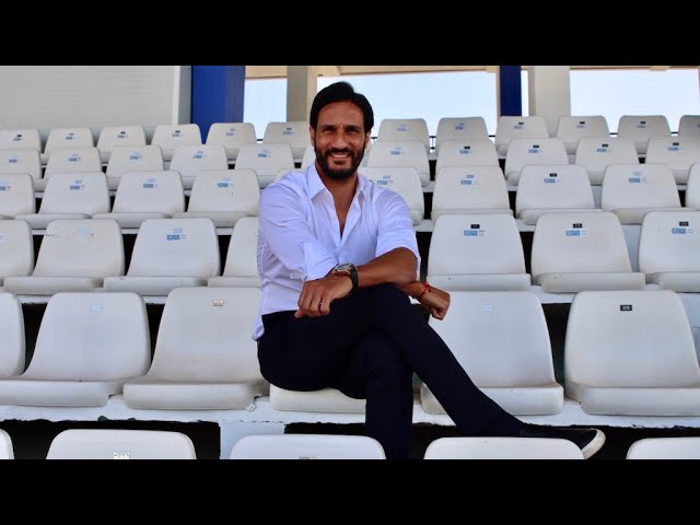 Primera entrevista Aloisio como nuevo entrenador de la UD Melilla