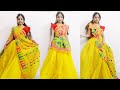 How to drape your saree in new 3 lehenga style four 1saree | Akta saree diye legenga pora sikhe nao Mp3 Song
