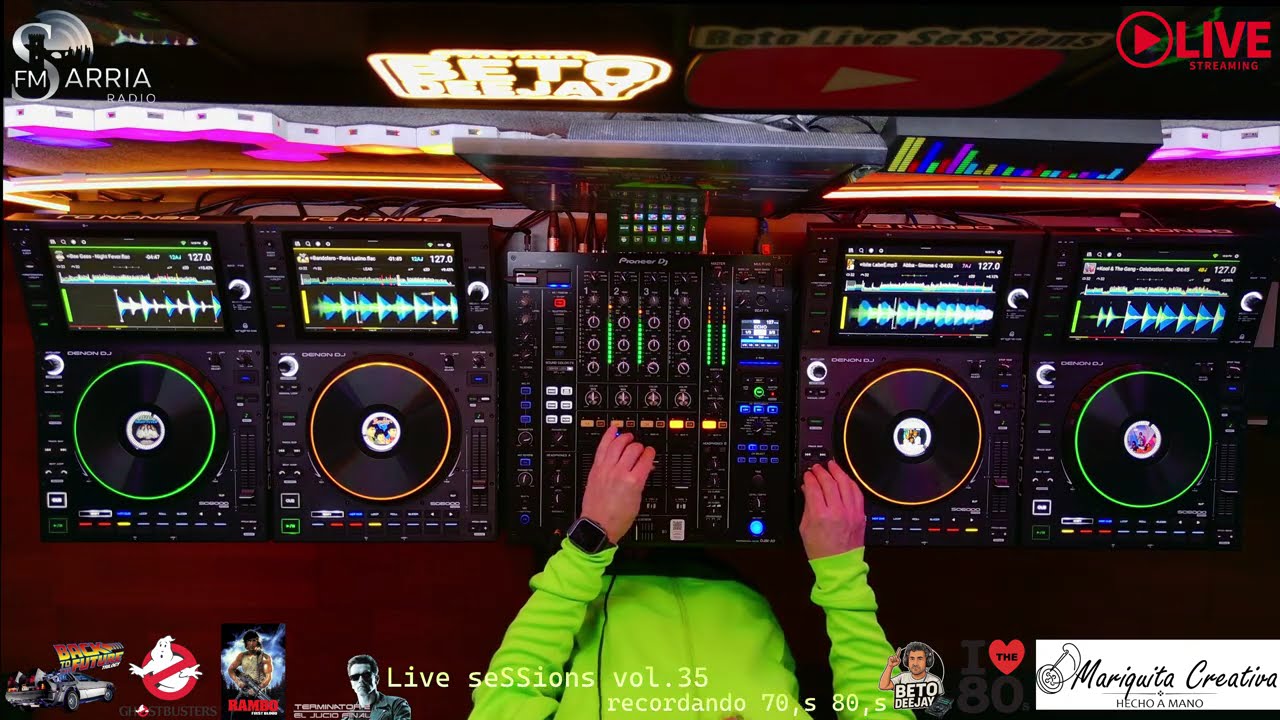 Beto Live SeSSions vol.35  -70,s & 80,s- Disco-Funky Denon DJ SC6000 Pioneer DJM A9