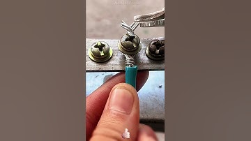 Practical skills for electricians to fix the ends of electric wires 🔌🧰👨‍🔧