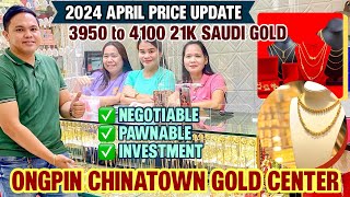 APRIL 2024 PRICELIST NG GOLD SA CHINATOWN GOLD CENTER| Bagsakan ng Ginto 100% LEGIT **MUST WATCH** by PatTV 7,950 views 3 days ago 38 minutes