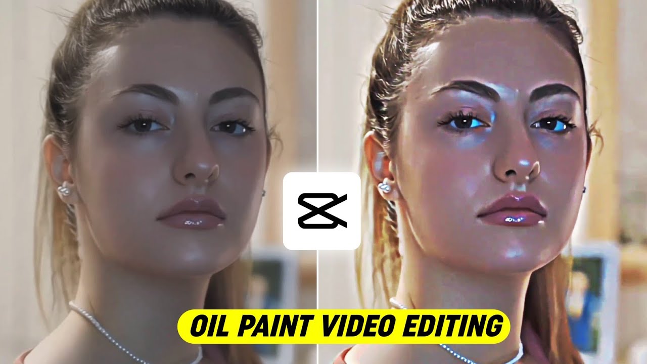 Capcut Oil Paint Video Editing Tutorial Oil Paint HDR Effect Video