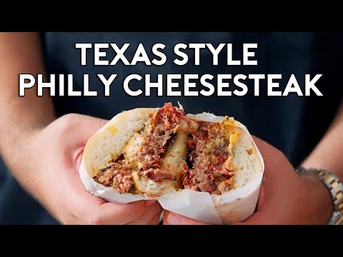 Texas Style Philly Cheesesteak  Football Fusion ft. Mina Kimes
