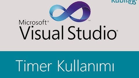 Visual Studio Timer Kullanımı