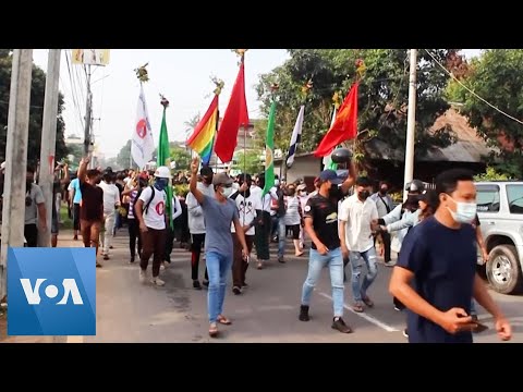 Anti-Coup Protesters March in Dawei