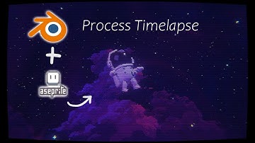 Floating | Blender x Aseprite Pixel Art Process [082]