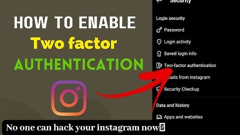 How to enable two factor authentication in instagram 2023|Two step verification in instagram