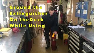 #CGHowTo Properly Operate a 15lb CO2 Fire Extinguisher