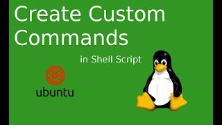 How to create custom commands in Linux shell script