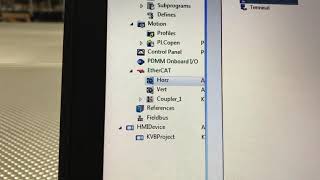 Celebrity Load Drive Parameters using Kollmorgen IDE programming software Profile