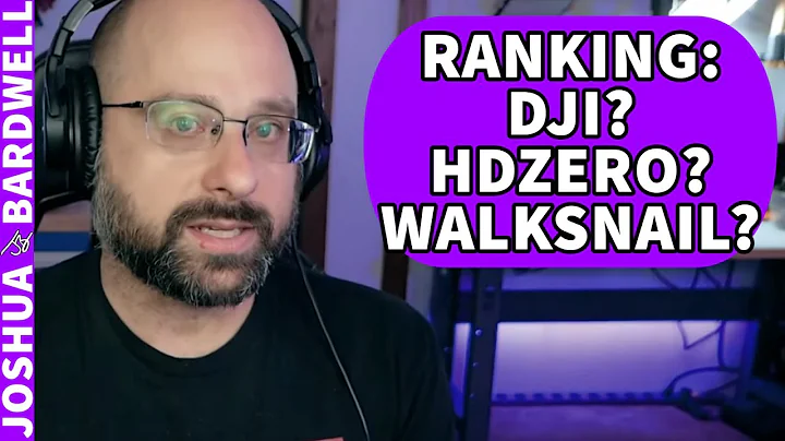 How Does Bardwell Rank Digital Systems For FPV? DJI Walksnail and HDZero! - FPV Questions