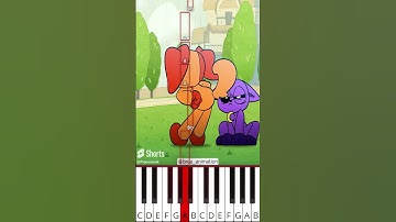 Dogday arona dance 🐕😾 | Poppy Playtime Chapter 3 (@bree_animation) - Octave Piano Tutorial