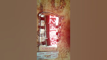 8x8 led matrix + max7219 + arduino