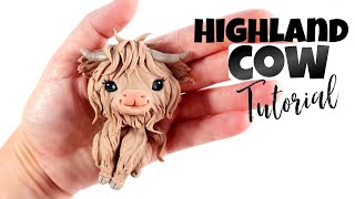 Highland Cow cake topper tutorial ?