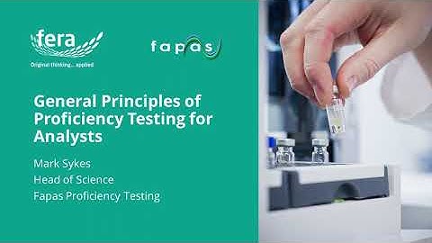 Series 1   Introduction General Laboratory Proficiency Testing