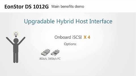 Infortrend EonStor DS 1012G video