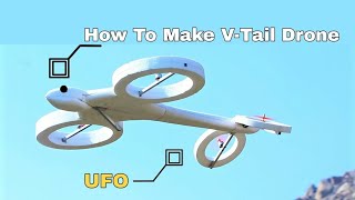 How To Make A V Tail Copter Drone Using kk2.1.5 Flight Controller Full Tutorial drone