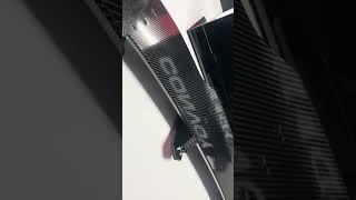 CONVOY Genesis G70 Trunk Wing Spoiler Ver.3 [Partial +CF Edges Wrap] #genesis #spoiler #carbonfiber