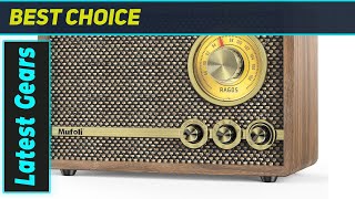Best Retro Bluetooth Speaker Radio? Mufoli RA60S-G