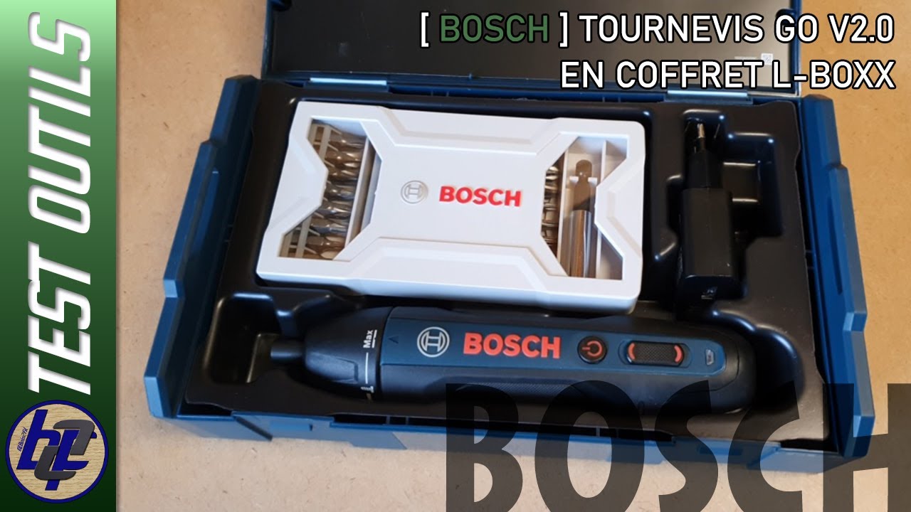 TEST OUTILS] Tournevis Bosch Go 2 en coffret Mini L-BOXX 