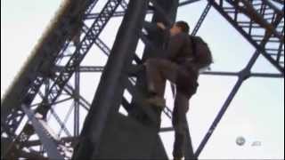 Bear Grylls attempt to get on balls of steel
