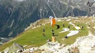 Flying over Chamonix