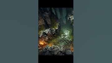 D&D | Glowing Cavern  | Animated Battle Maps