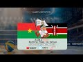 AMGA 2024 VOLLEYBALL TOURNAMENT | BURKINA FASO vs KENYA