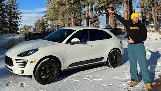 PORSCHE MACAN v SNEHU | Ide Stvorvalcovy Macan Bokom? - KOZA BOBKOV