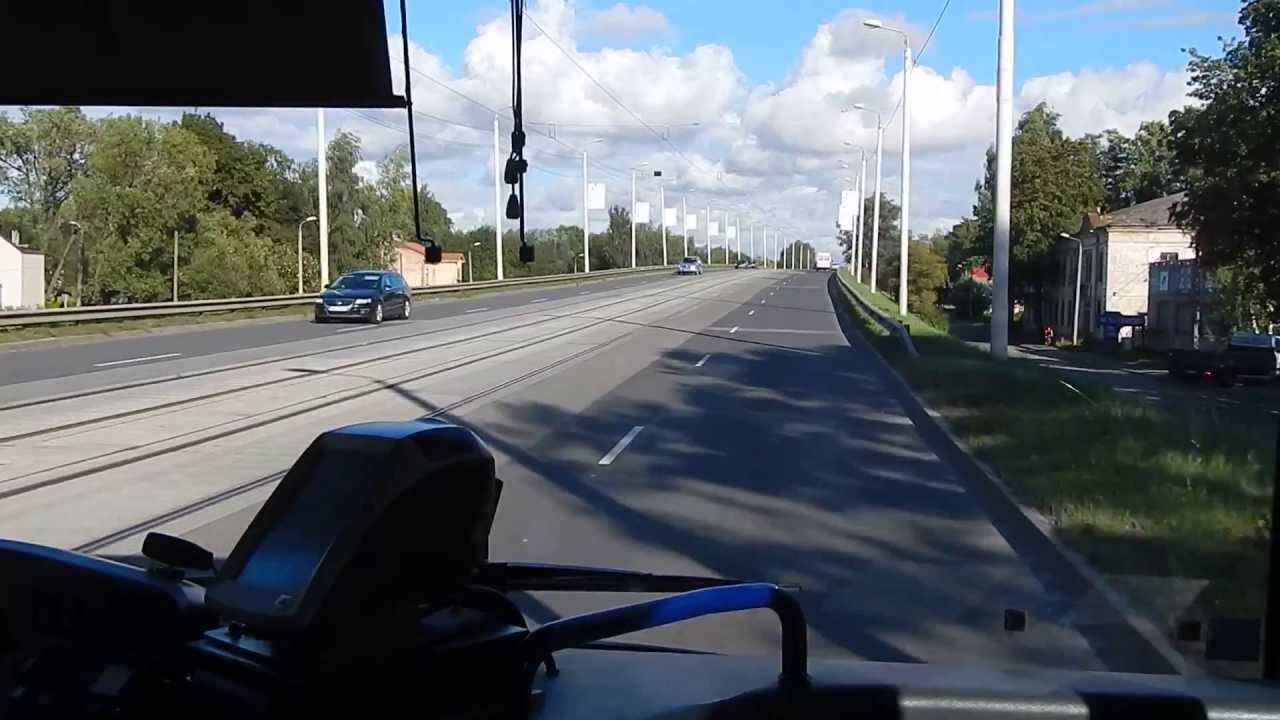 Nikon Coolpix AW110 bus ride test video Riga Latvia