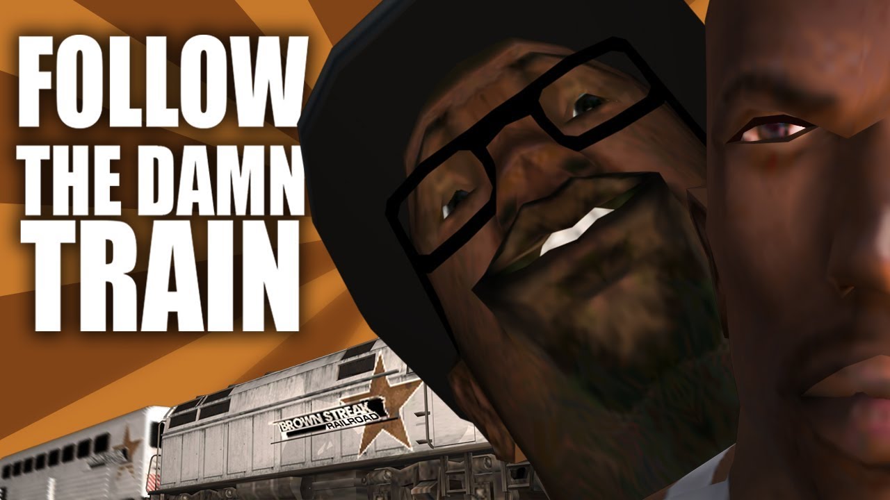 BIG SMOKE VS CJ a very funny video (follow damn the train )