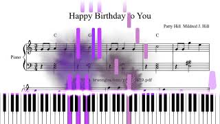 Happy Birthday To You | Piano with Sheet PDF + MIDI