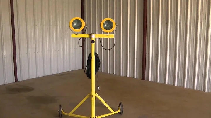 Explosion Proof Light - Tripod Mount - 2 X 70 Watt Metal Halide Lights - Class 1 Div 1 - Wet Areas