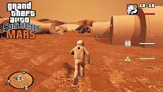 GTA SAN ANDREAS &#39;DA MARS &#39;A GİTMEK ! 2023 YENİ İNANILMAZ MOD