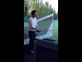 James at the driving range