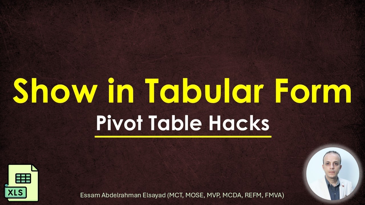 طريقة عرض المعلومات داخل الجداول المحورية بشكل احترافي ومنظم