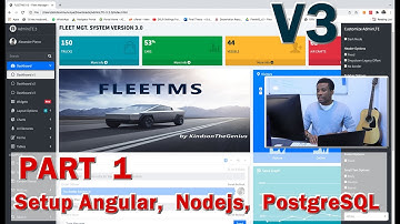FleetMS v3 Part 1 - Setup Node.js, Angular and PostgreSQL