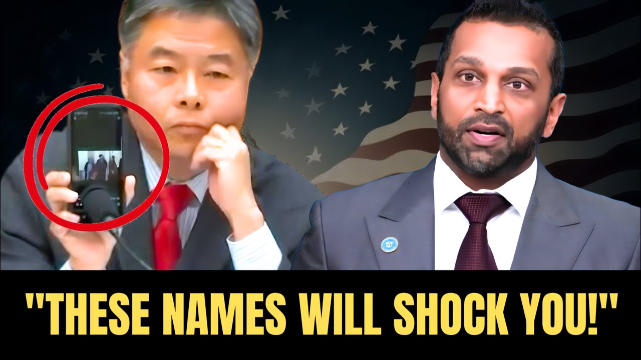 Patel SHOCKED as Ted Lieu EXPOSES Hidden Epstein Files LIVE