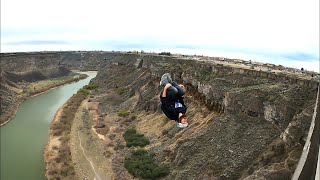 My First Double Gainer - BASE Jump