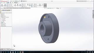 Flanged Coupling (Protected type) using SolidWorks (Part modeling)