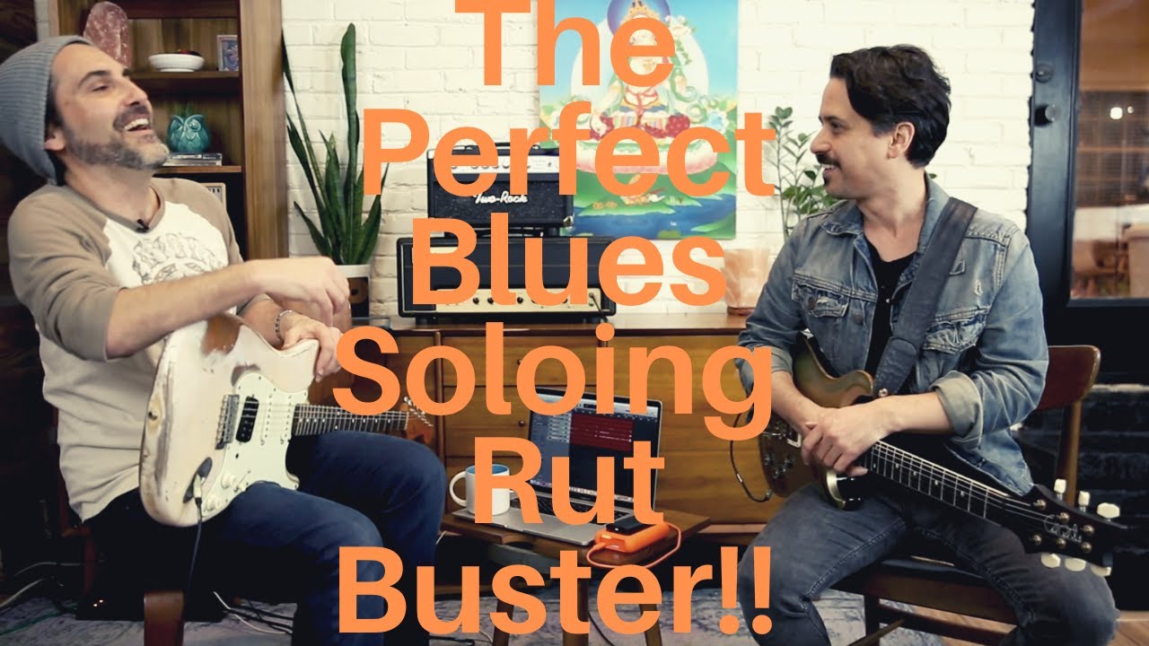 Rut Busting Technique - Use This To Supercharge Your Blues Solos - Chromatic Soloing - Guitar Lesson