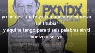 Video thumbnail of "PANDA "Tus Palabras Punzocortantes" (letra)"