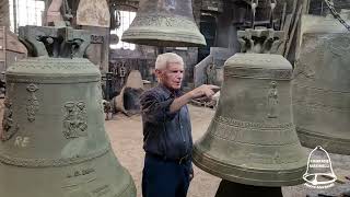 Lo spettro sonoro di una campana, spiegato dal Maestro Campanaro nella Pontificia Fonderia Marinelli